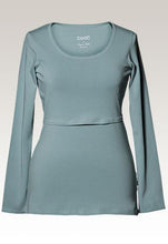 Blouse Ice Blue-Haut manches longues-Tale Me