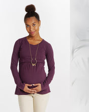 Blouse Pourpre-Haut manches longues-Tale Me