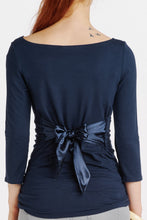 Blouse Sierra Bleu Nuit-Haut manches longues-Tale Me