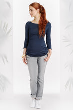 Blouse Sierra Bleu Nuit-Haut manches longues-Tale Me