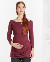 Blouse Sierra Bordeaux-Haut manches longues-Tale Me