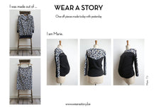 Col claudine Wear a Story à Pois Blancs et Jaunes-Haut manches longues-Tale Me