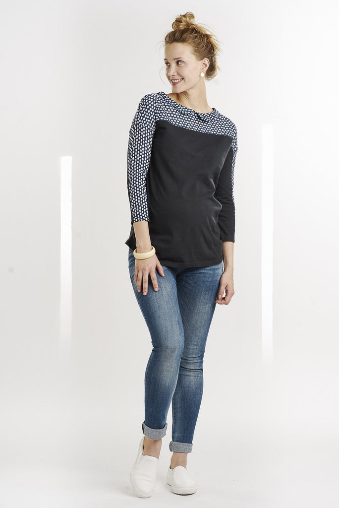 Col Claudine Wear a Story-Haut manches longues-Tale Me