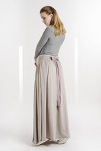 Jupe Longue Finica Taupe-Jupe-Tale Me