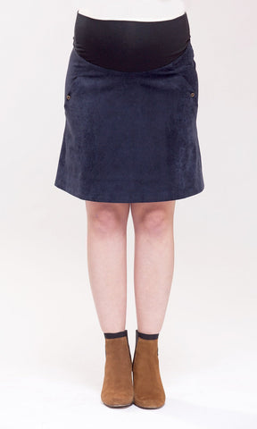 Jupe Velours Bleue-Jupe-Tale Me