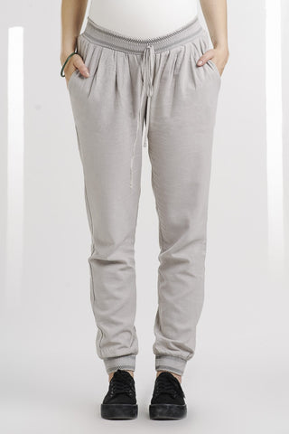 Pantalon Bruno en Lin Gris-Pantalon-Tale Me