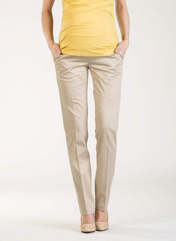 Pantalon Coupe Droite Beige-Pantalon-Tale Me