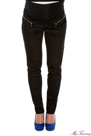 Pantalon Coupe Droite Noir-Pantalon-Tale Me