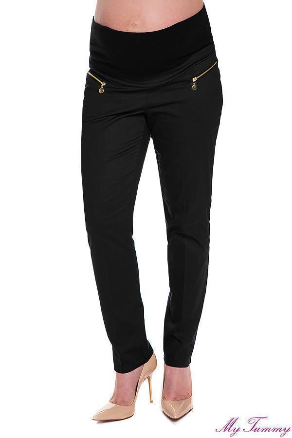 Pantalon Coupe Droite Noir-Pantalon-Tale Me