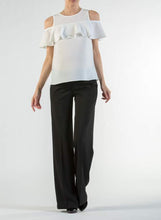 Pantalon Noir Ample Coupe Droite-Pantalon-Tale Me