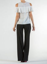 Pantalon Noir Ample Coupe Droite-Pantalon-Tale Me