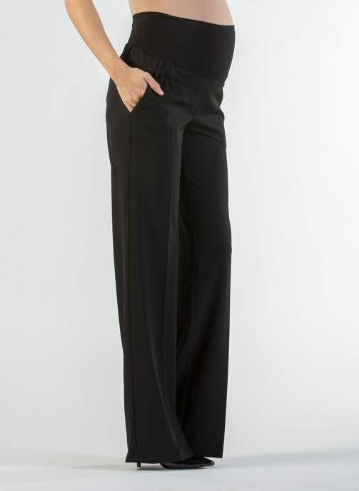 Pantalon Noir Ample Coupe Droite-Pantalon-Tale Me