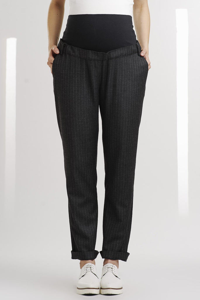 Pantalon Tweed Rayé-Pantalon-Tale Me