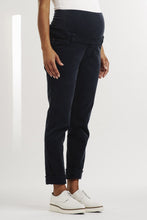 Pantalon Velours Bleu Nuit-Pantalon-Tale Me