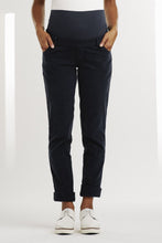 Pantalon Velours Bleu Nuit-Pantalon-Tale Me