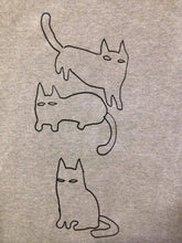 Pull Sérigraphié 3 Petits Chats Rouge-Pull-Tale Me