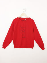 Pull Sérigraphié 3 Petits Chats Rouge-Pull-Tale Me