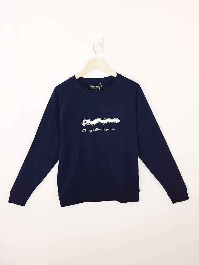 Pull Sérigraphié Mille Pattes Bleu-Pull-Tale Me