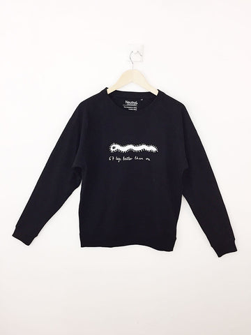 Pull Sérigraphié Mille Pattes Noir-Pull-Tale Me