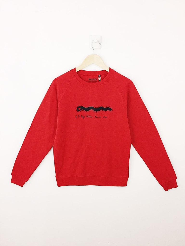 Pull Sérigraphié Mille Pattes Rouge-Pull-Tale Me