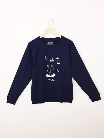 Pull Sérigraphié Tale Me Bleu-Pull-Tale Me