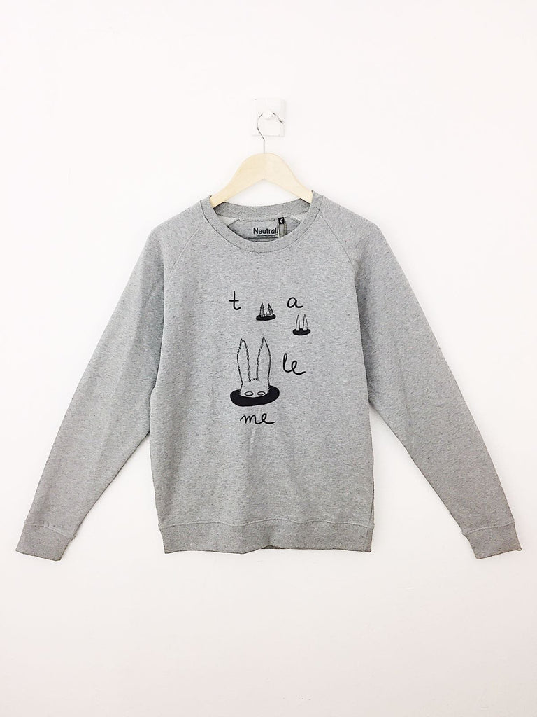 Pull Sérigraphié Tale Me Gris-Pull-Tale Me