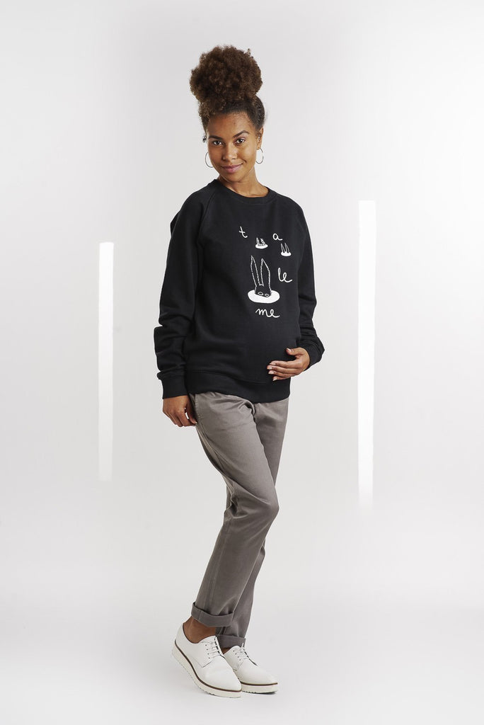 Pull Sérigraphié Tale Me Noir-Pull-Tale Me