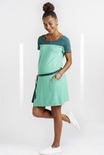 Robe Bicolore Verte-Robe-Tale Me