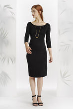 Robe Ceinture à Nouer Noire-Robe-Tale Me