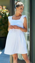 Robe Cotonnade Ample Blanche-Robe-Tale Me