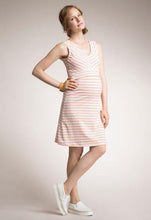 Robe D'Allaitement À Rayures Rose-Robe-Tale Me