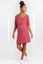 Robe d'Allaitement Rayée Rouge-Robe-Tale Me