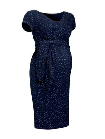 Robe Holly Marine à Pois-Robe-Tale Me