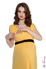 Robe Jaune d'Allaitement et Grossesse-Robe-Tale Me