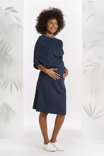 Robe Klainod Bleu Foncé avec Liseré Gris-Robe-Tale Me