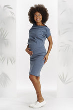 Robe Klainod Bleue avec Liseré Bleu Foncé-Robe-Tale Me