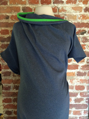 Robe Klainod Bleue avec Liseré Vert-Robe-Tale Me