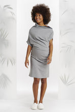 Robe Klainod Grise avec Liseré Bleu-Robe-Tale Me