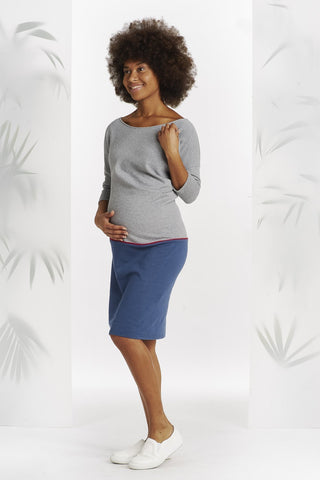 Robe Klainod Grise et Bleu-Robe-Tale Me