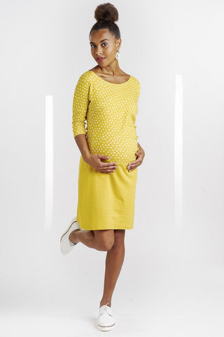Robe Klainod Jaune à Pois-Robe-Tale Me