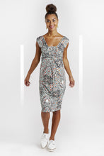 Robe Lois Impression Turquoise-Robe-Tale Me