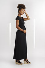 Robe Longue Noire Cache-Coeur-Robe-Tale Me