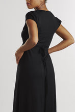 Robe Longue Noire Cache-Coeur-Robe-Tale Me
