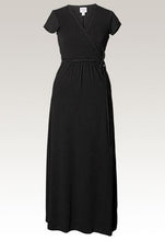 Robe Longue Noire Cache-Coeur-Robe-Tale Me