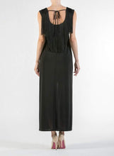 Robe Longue Noire Dos Franges-Robe-Tale Me
