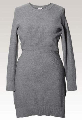 Robe Maille Grise-Robe-Tale Me