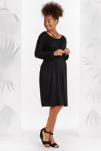 Robe Noire Ceinture Léo-Robe-Tale Me