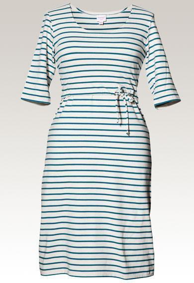 Robe Simone Bleue Manches 3/4-Robe-Tale Me