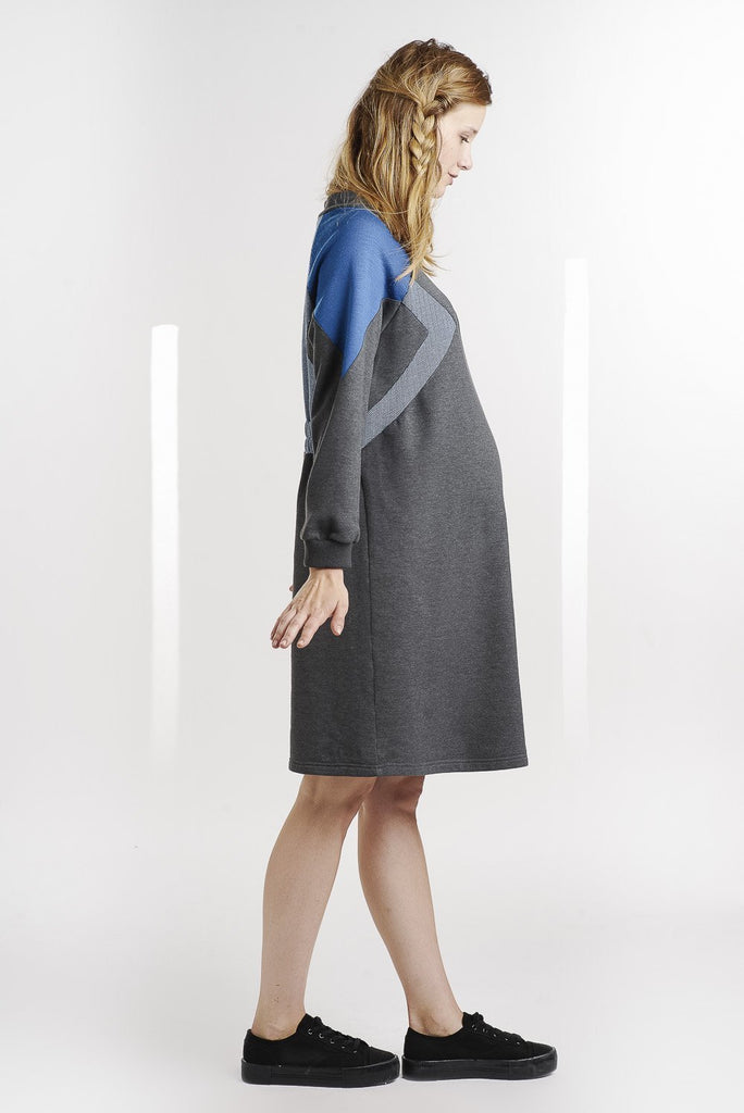 Robe Street Wear A Story Bleu & Gris-Robe-Tale Me