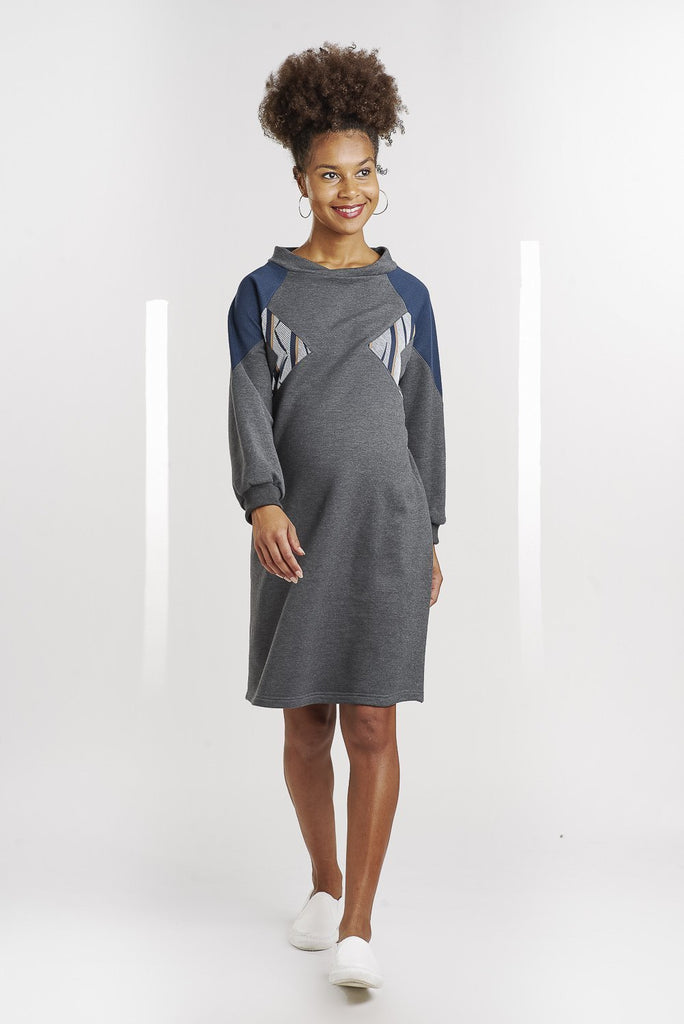 Robe Street Wear A Story Imprimé Rayé-Robe-Tale Me